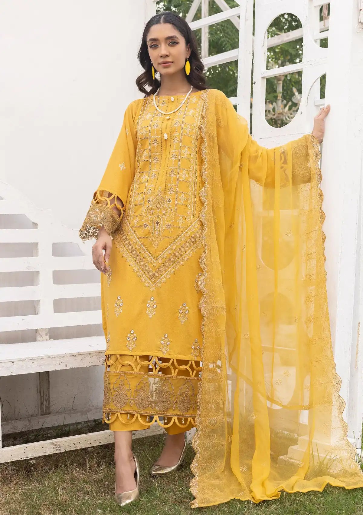 Ayla Zahra Singhar Luxury Emb Karandi'23 SNAZ 7 - Mohsin Saeed Fabrics