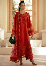 Nureh Maya Embroidered Lawn'24 NS-142 - Mohsin Saeed Fabrics