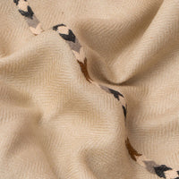 Lux Woolen Shawl By Dynasty D-2 - Fawn