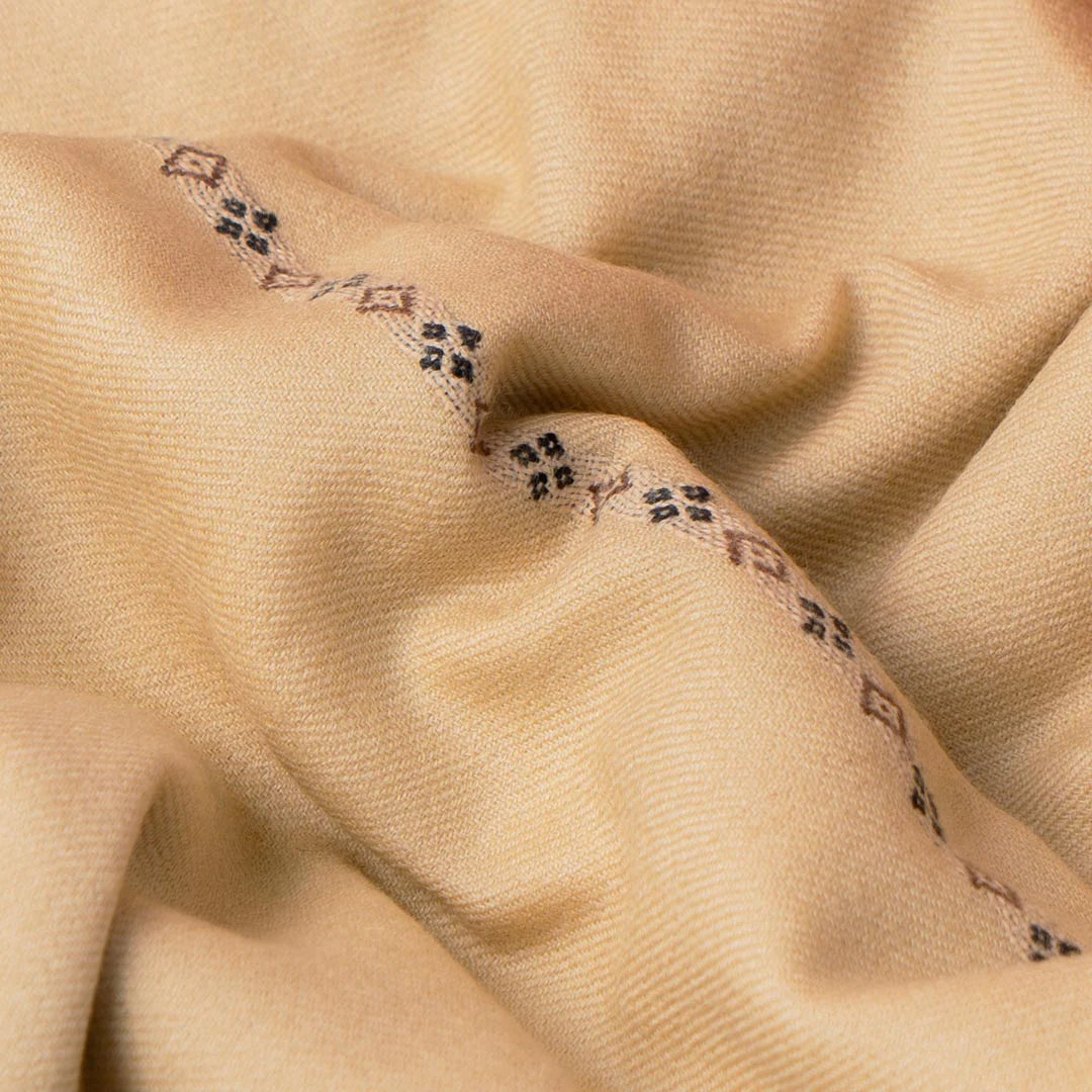 Lux Woolen Premier Shawl By Dynasty - Beige