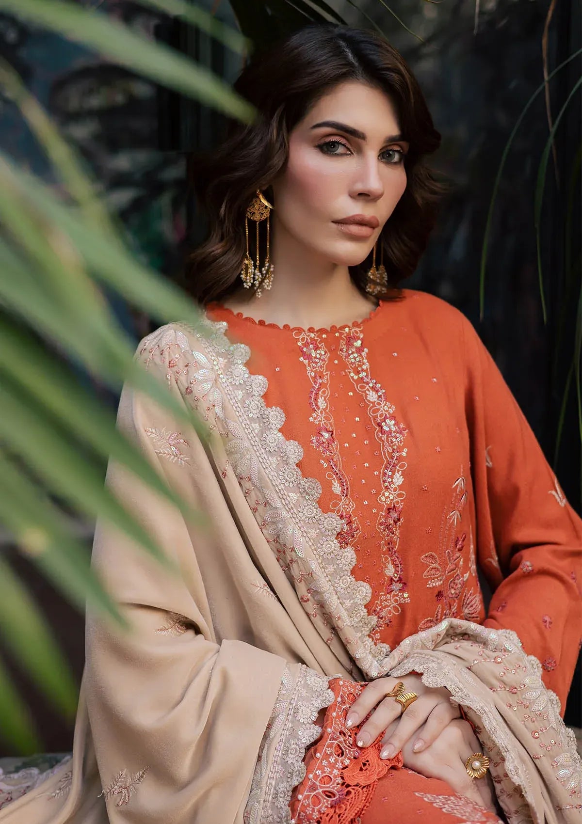 Nureh Exclusive Luxury Velvet Shawl'25 NE-184