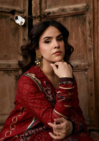 Kahf Prints Lawn'26 KPS-1A SURKH NOOR