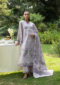 Elaf Luxury Lawn Vol-2'26 ELQ-4B PURE PLUM