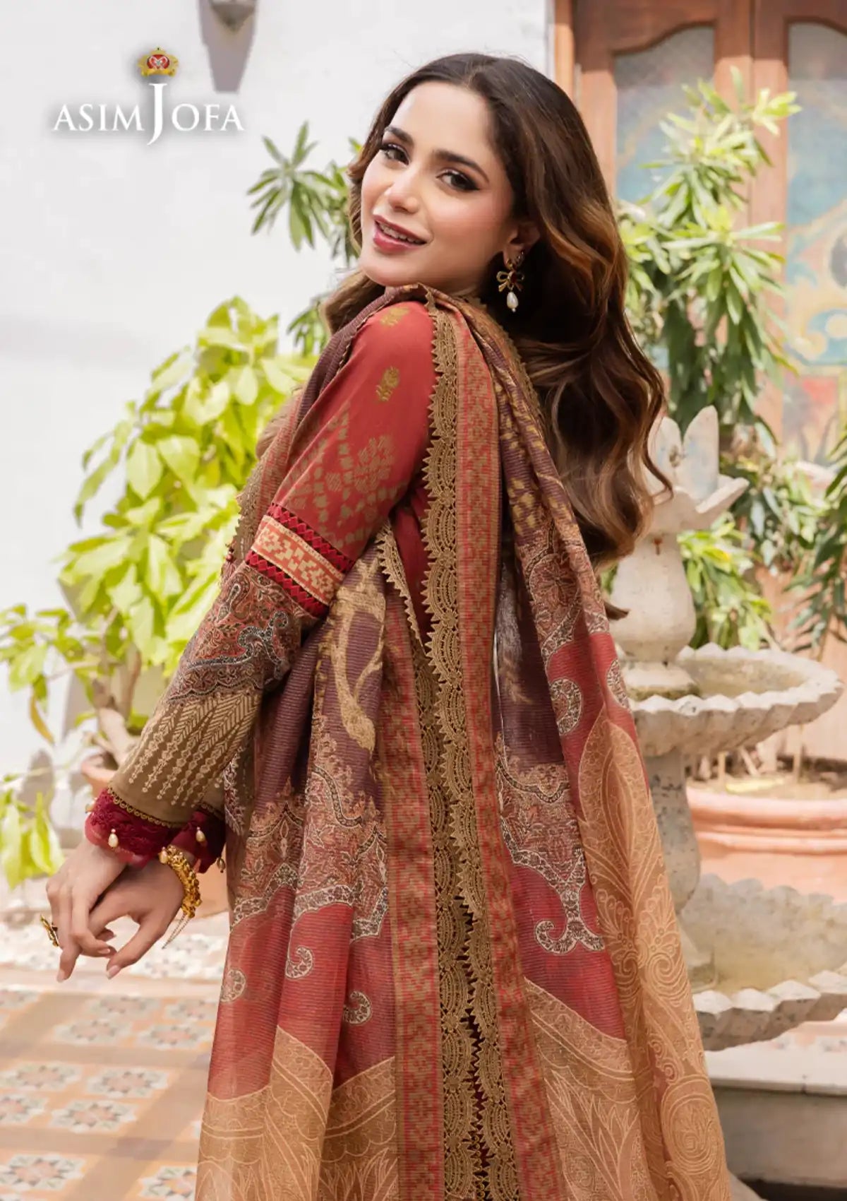 Asim Jofa Rania Pre-Winter'23 AJRW-01 - Mohsin Saeed Fabrics
