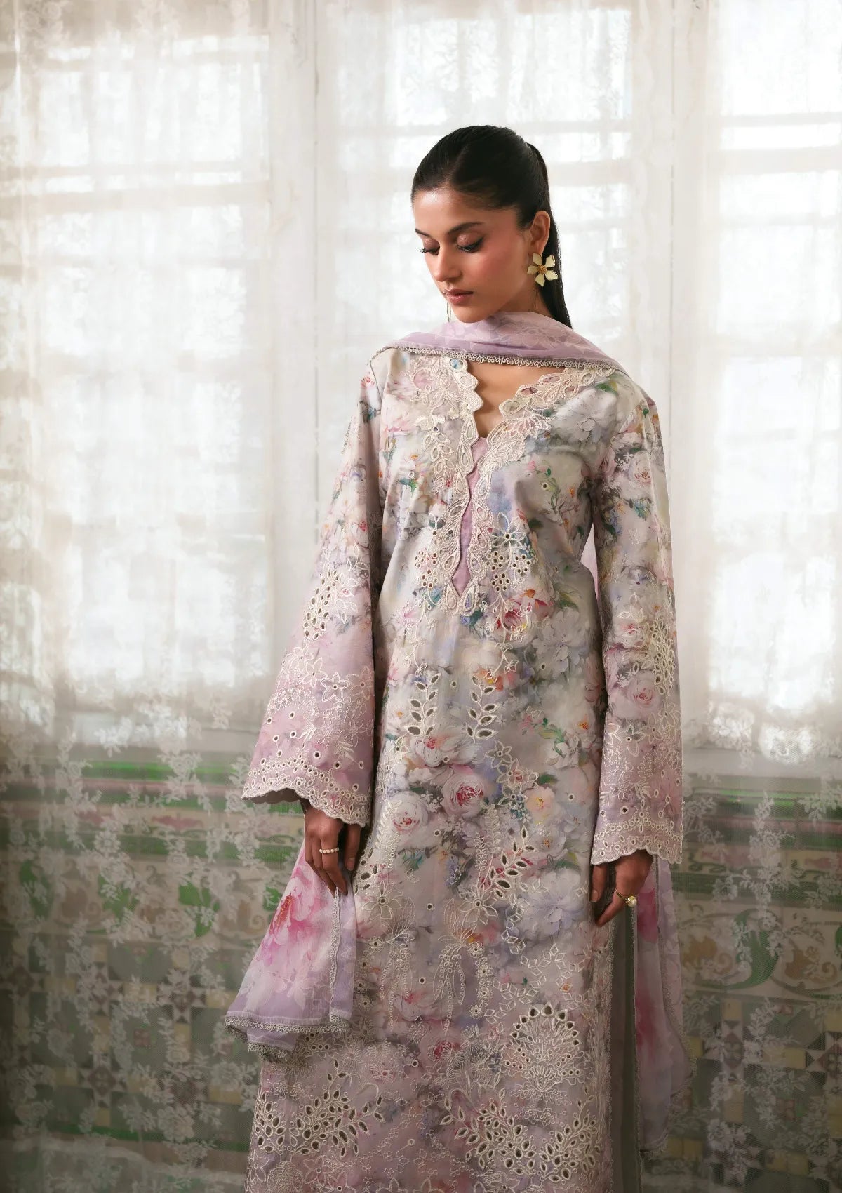 Neeshay Summer Lines Printkari'26 -BLUSHÉ