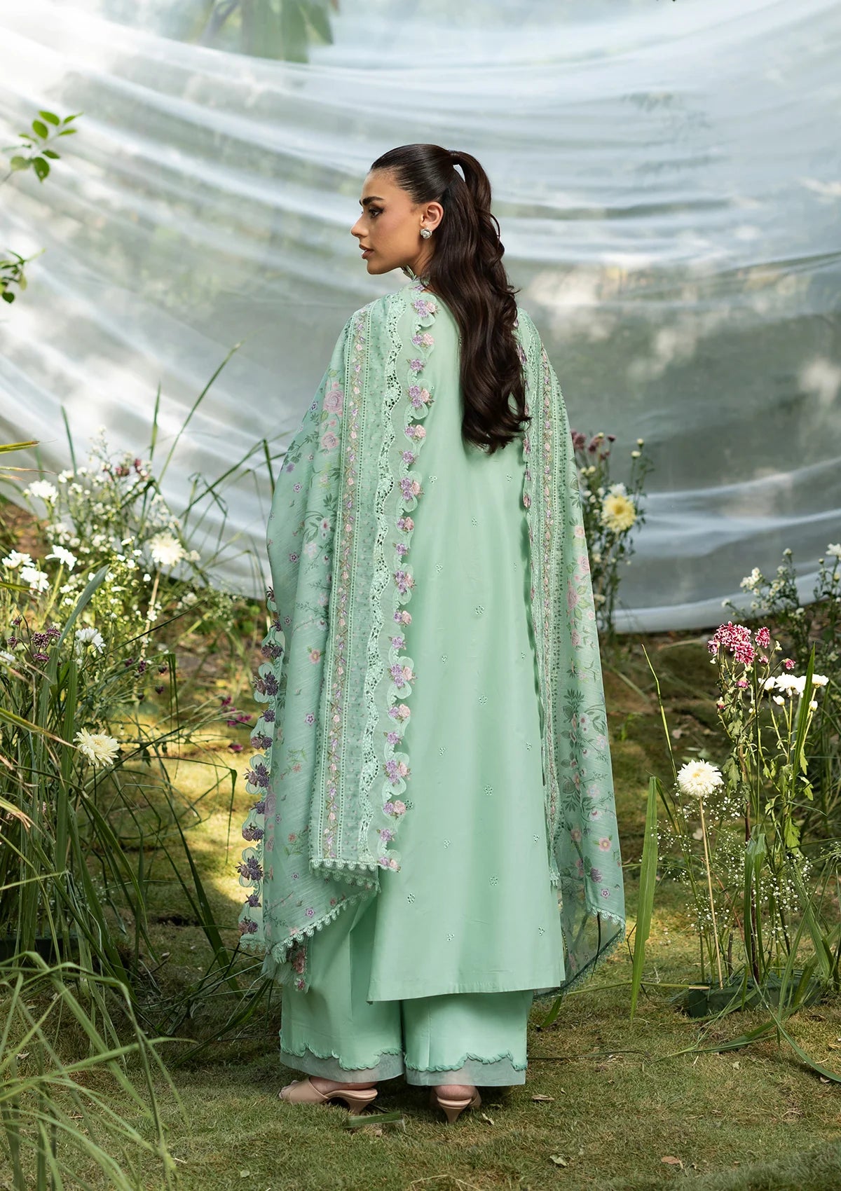 Elaf Luxury Lawn Vol-2'26 ELQ-3A DAISY CHAIN