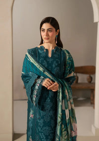 Elaf E-Craft Chikankari Lawn'26 EHC-2A MOSS