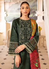 Farasha Seraya Emb Lawn'24 D-06 JADE - Mohsin Saeed Fabrics