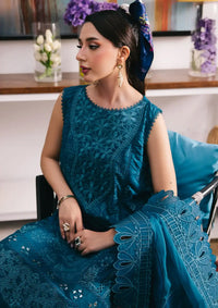 Nureh Eid Escape Luxury Lawn'24 NE-93 ZOEE - Mohsin Saeed Fabrics