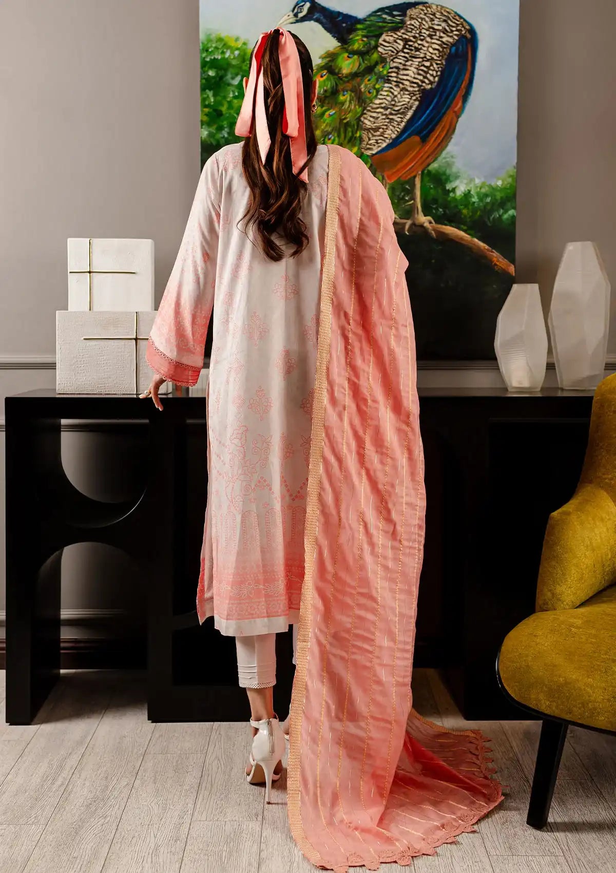 Nureh Signature Printed Lawn'24 SP-108 - Mohsin Saeed Fabrics