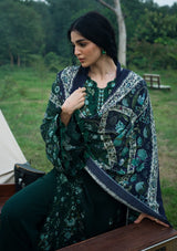 Elaf Wilderness Pashmina Shawl Edit'26 EWR-1A WINTERMINT