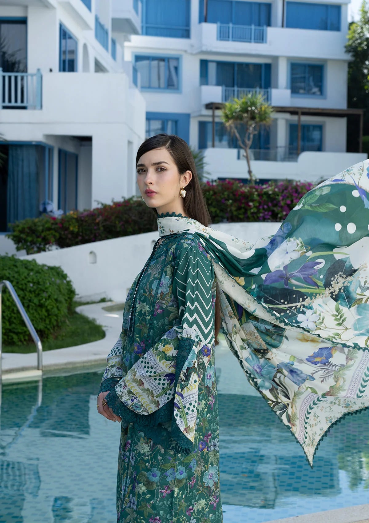 Elaf Santorini Prints Vol-1'26 EPN-9A PEACOCK