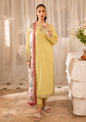 Farasha Seraya Emb Lawn'24 D-05 FERN - Mohsin Saeed Fabrics
