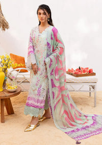 Nureh Gardenia Emb Lawn'24 NS-136-A - Mohsin Saeed Fabrics