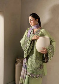 Elaf E-Craft Chikankari Lawn'26 EHC-6A BASIL