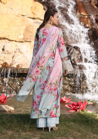 Elaf Print Chikankari Lawn'24 ECK-04B GLACIELLA - Mohsin Saeed Fabrics