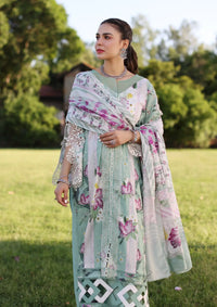 Elaf Print Chikankari Lawn'24 ECK-05B CELESTIAL - Mohsin Saeed Fabrics