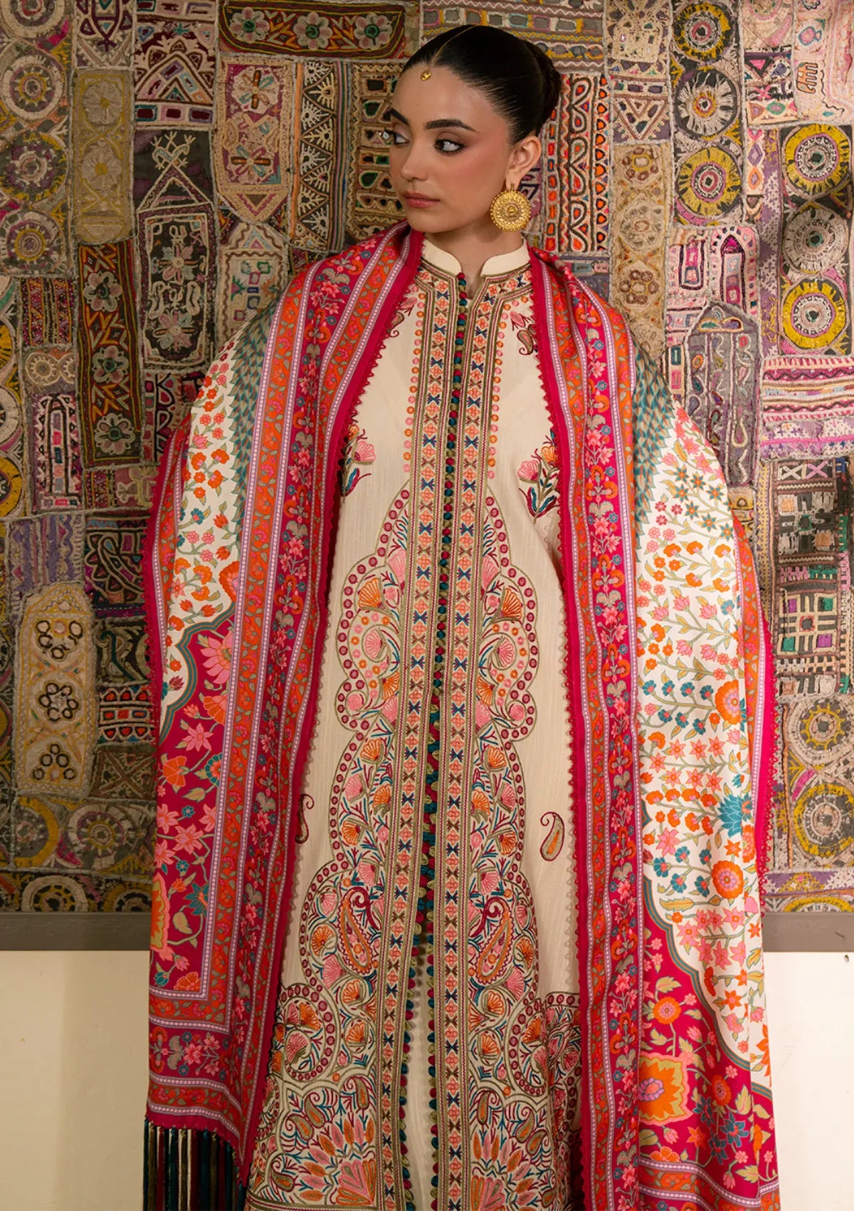 Bin Ilyas Gulrukh Winter Khaddar'25 D-61-A