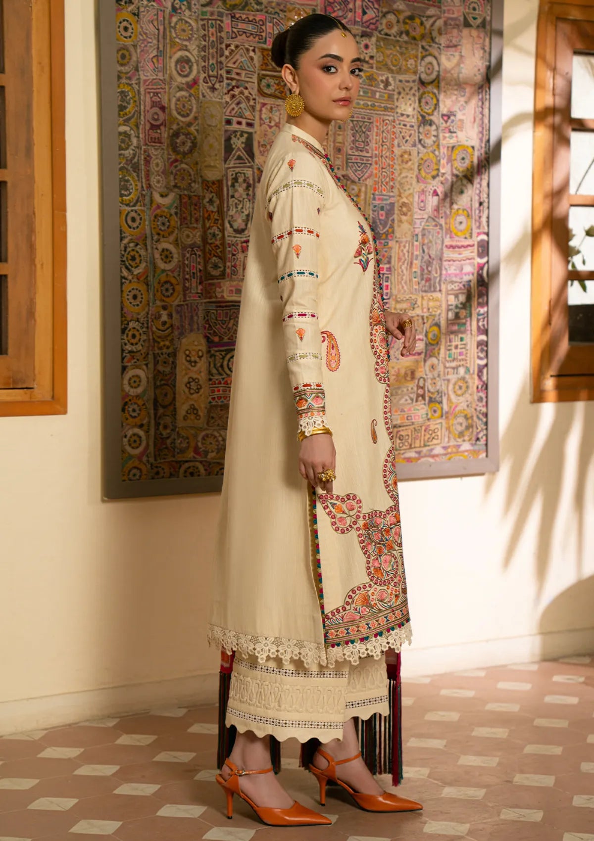 Bin Ilyas Gulrukh Winter Khaddar'25 D-61-A