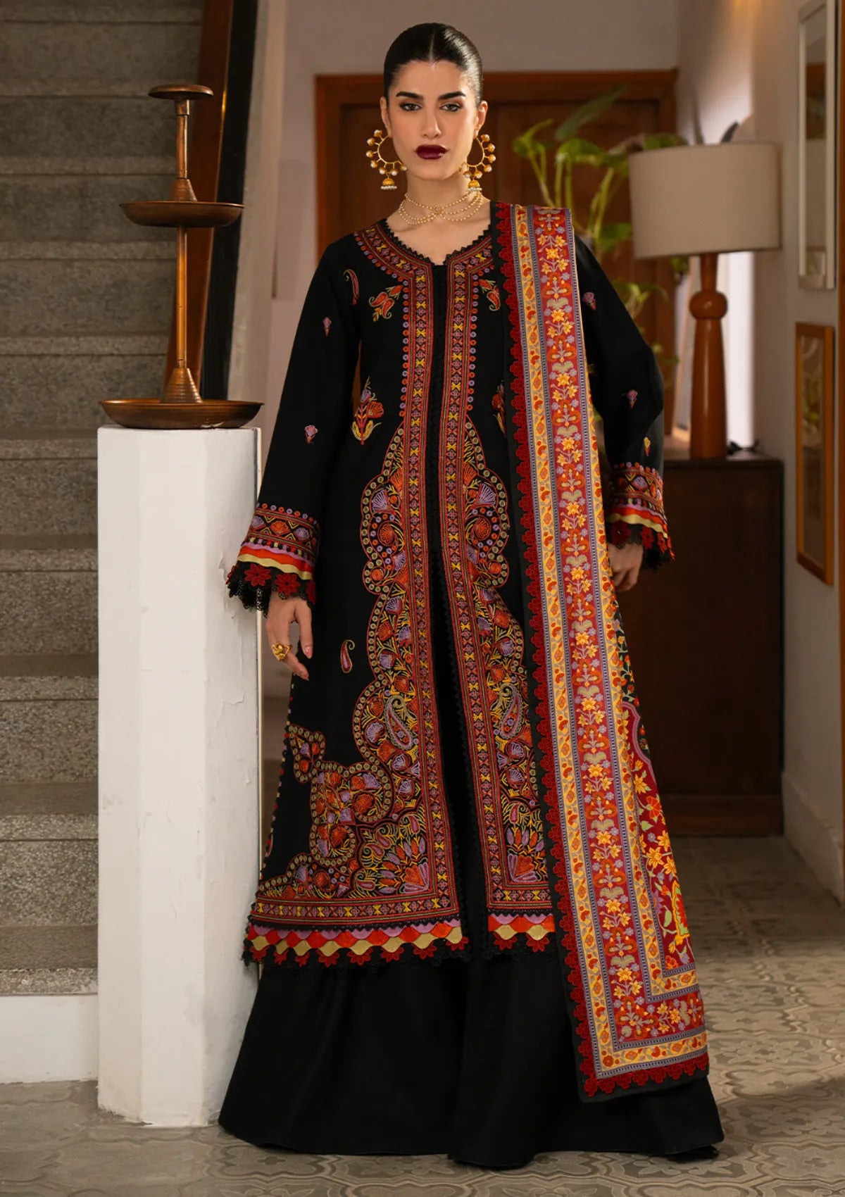 Bin Ilyas Gulrukh Winter Khaddar'25 D-61-B