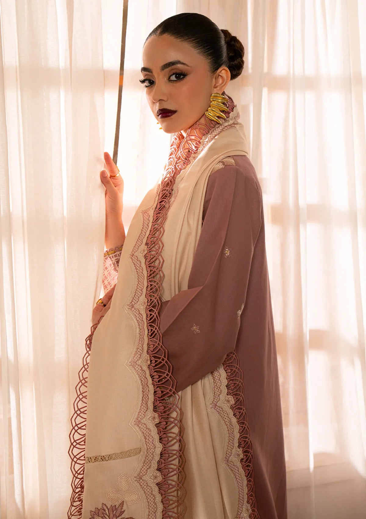 Bin Ilyas Gulrukh Winter Khaddar'25 D-62-A