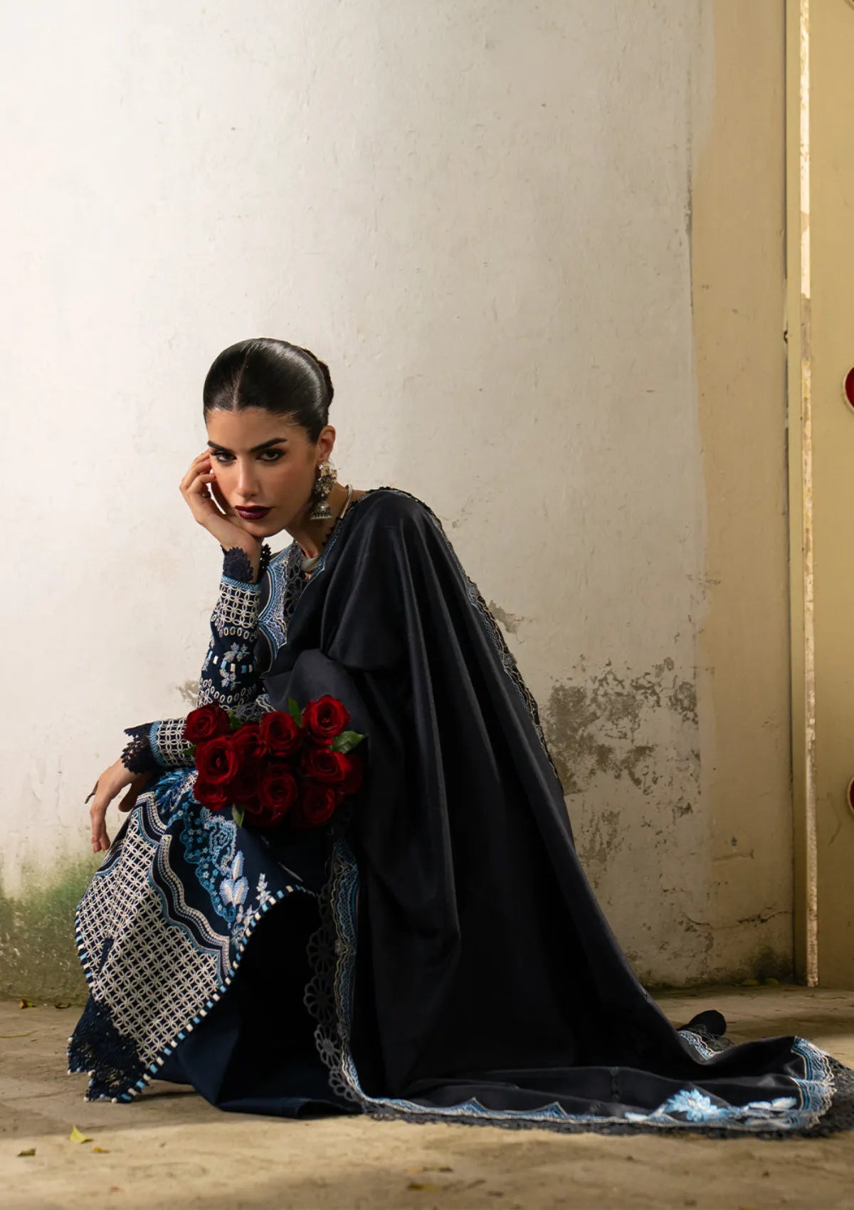 Bin Ilyas Gulrukh Winter Khaddar'25 D-62-B