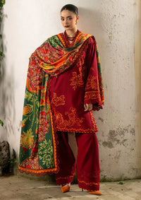 Bin Ilyas Gulrukh Winter Khaddar'25 D-63-B