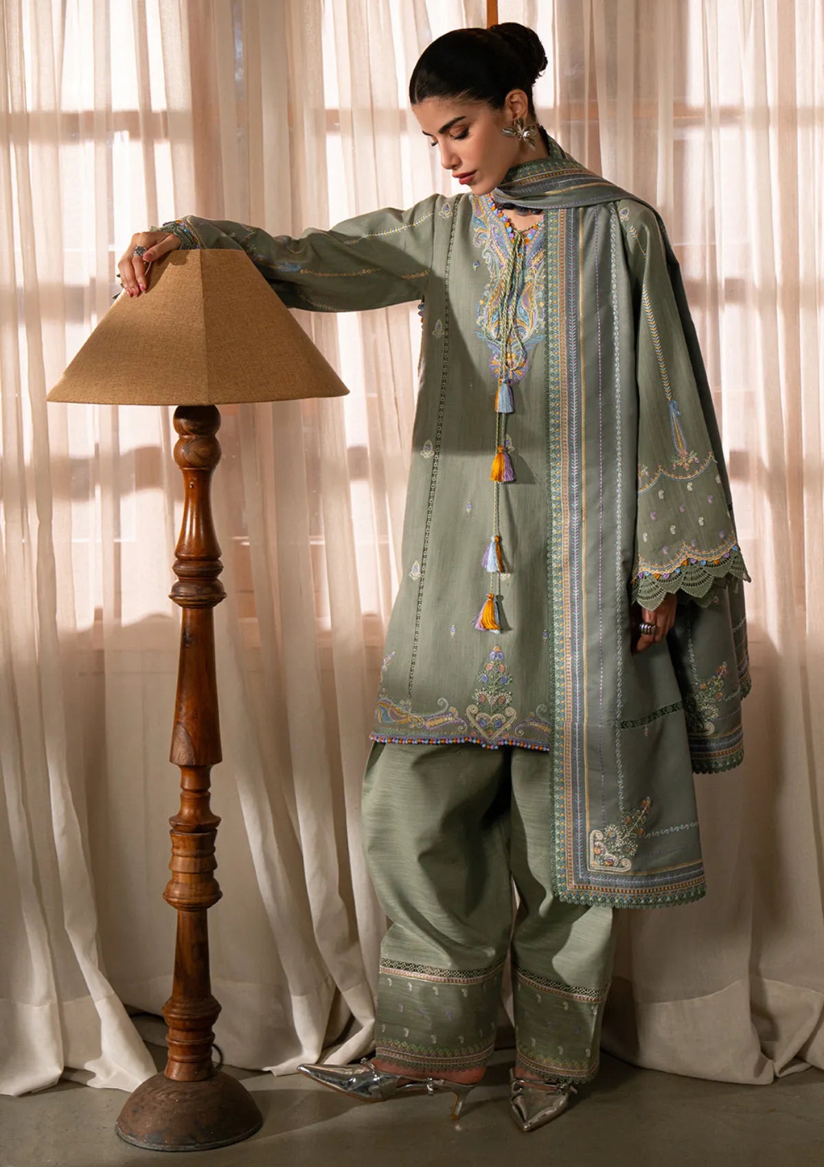 Bin Ilyas Gulrukh Winter Khaddar'25 D-64-A