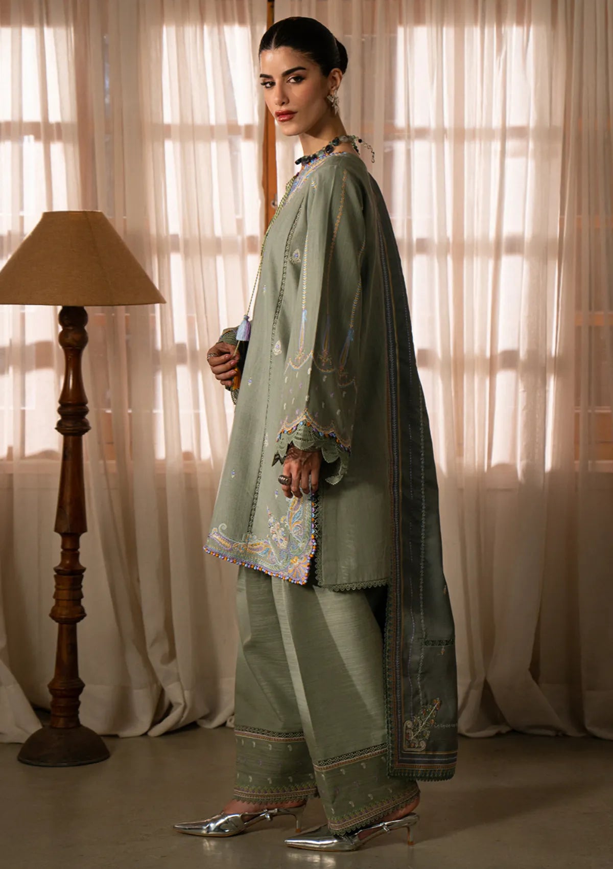 Bin Ilyas Gulrukh Winter Khaddar'25 D-64-A