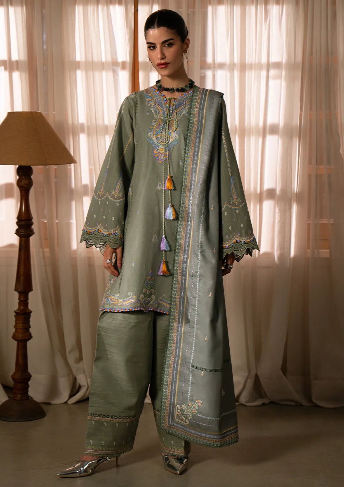 Bin Ilyas Gulrukh Winter Khaddar'25 D-64-A