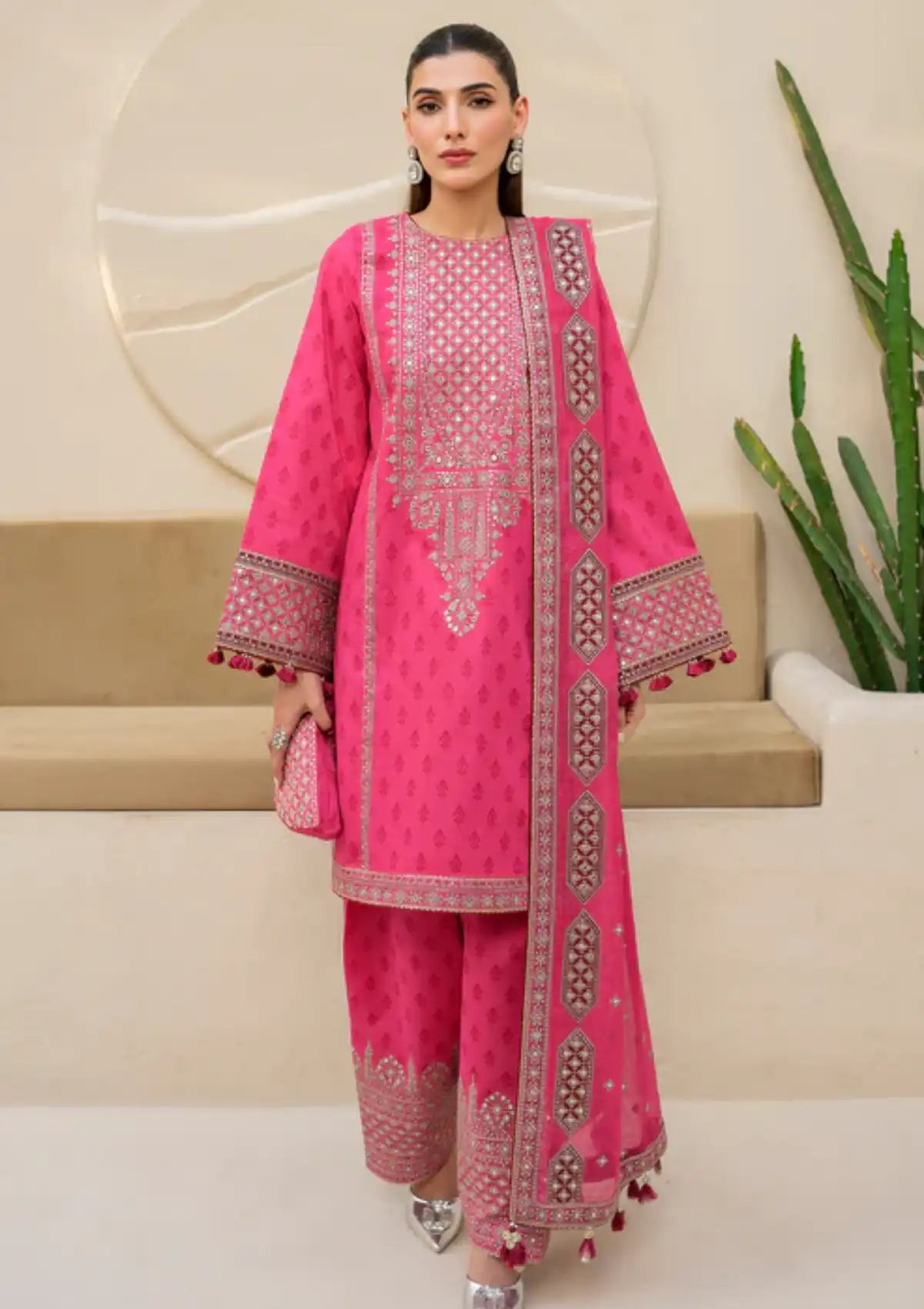 Jazmin Iris Eid Lawn'24 D-03 - Mohsin Saeed Fabrics