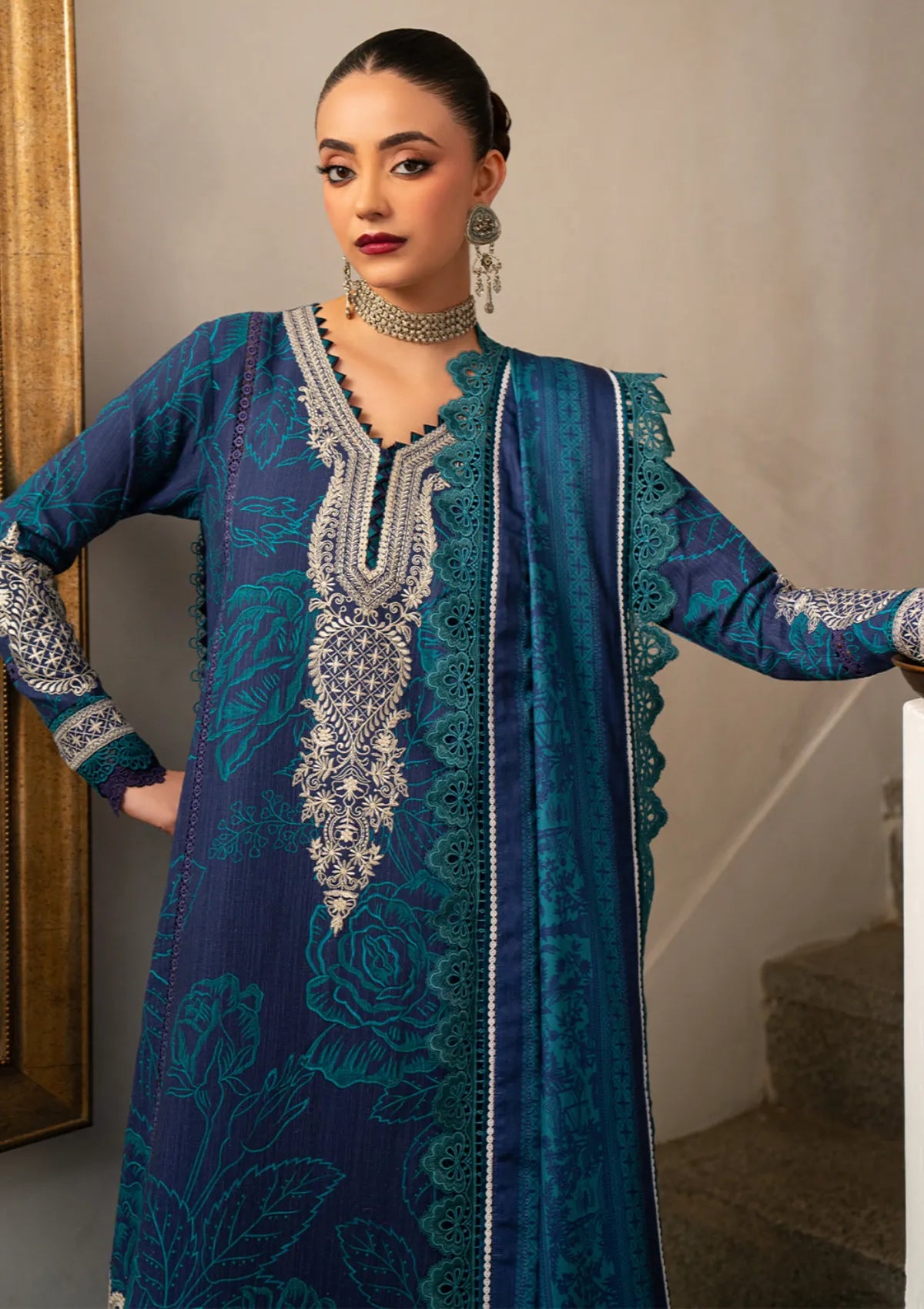 Bin Ilyas Gulrukh Winter Khaddar'25 D-65-A