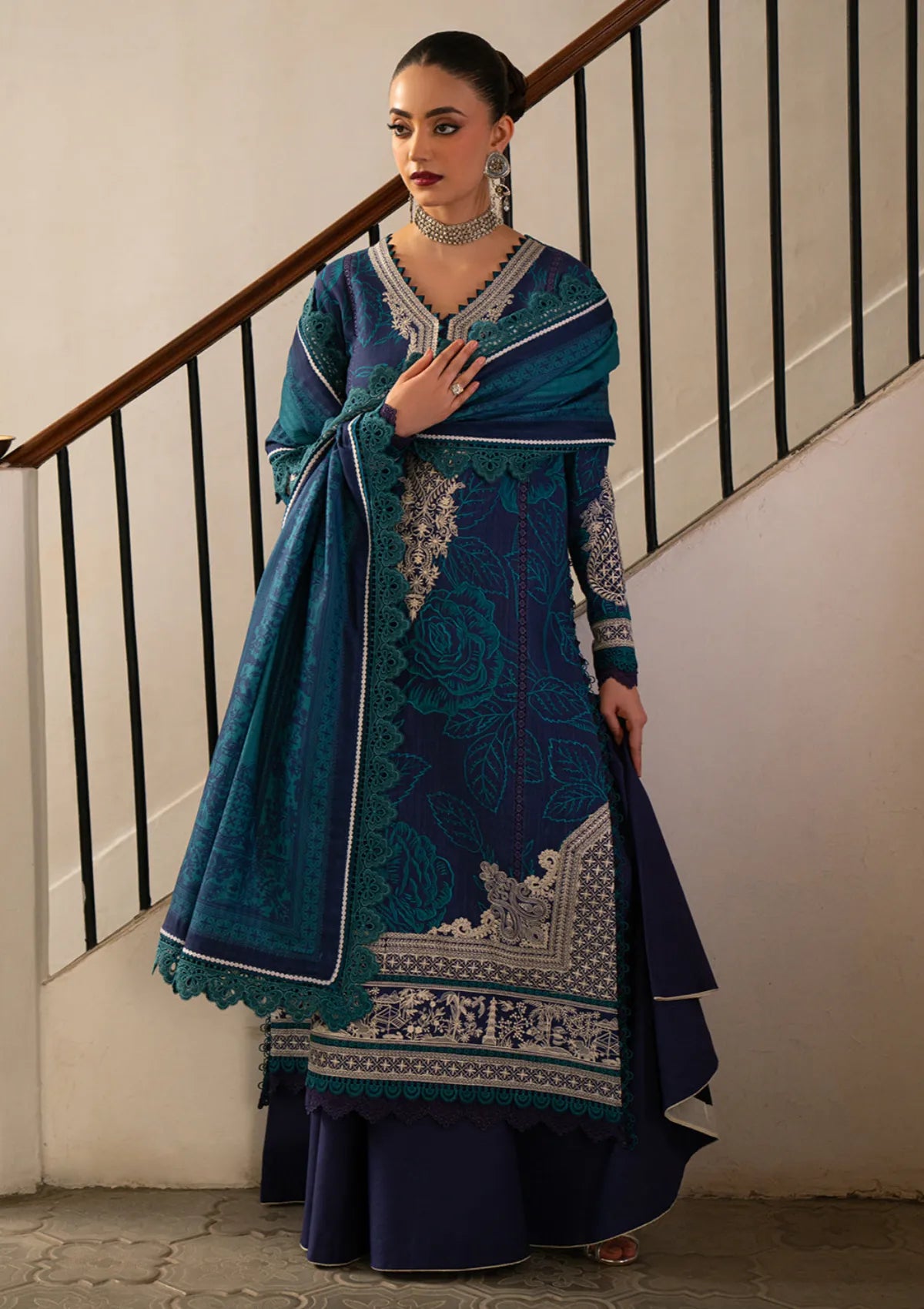 Bin Ilyas Gulrukh Winter Khaddar'25 D-65-A