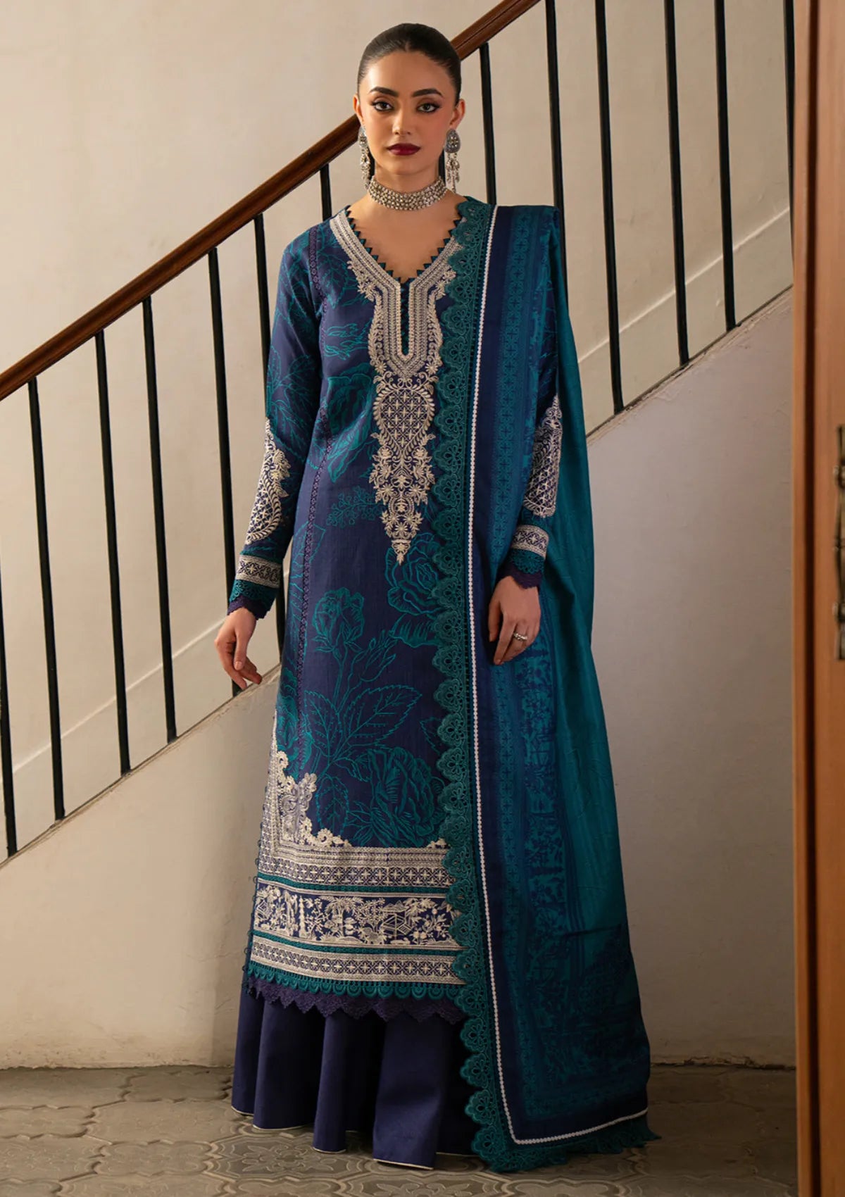 Bin Ilyas Gulrukh Winter Khaddar'25 D-65-A