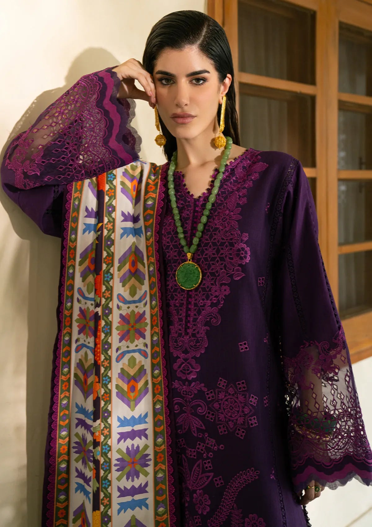 Bin Ilyas Gulrukh Winter Khaddar'25 D-66-A