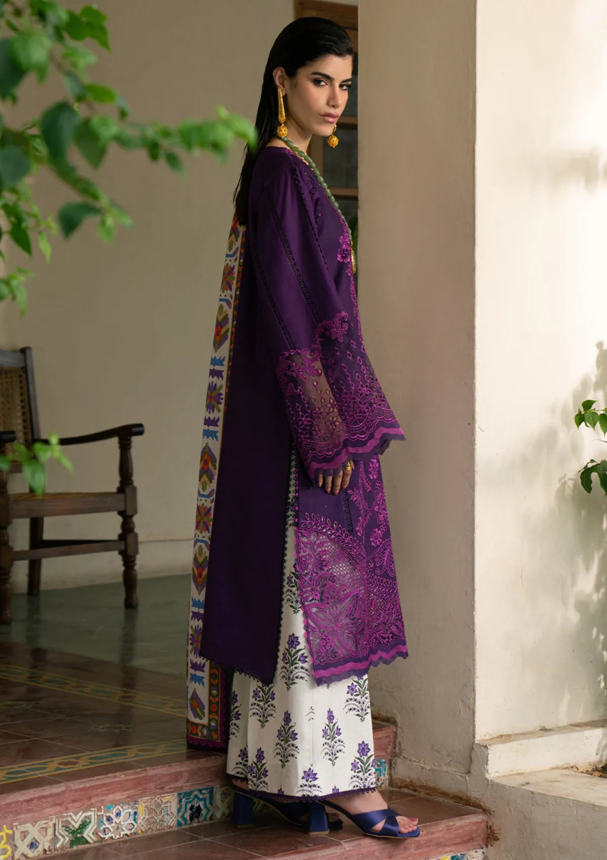 Bin Ilyas Gulrukh Winter Khaddar'25 D-66-A