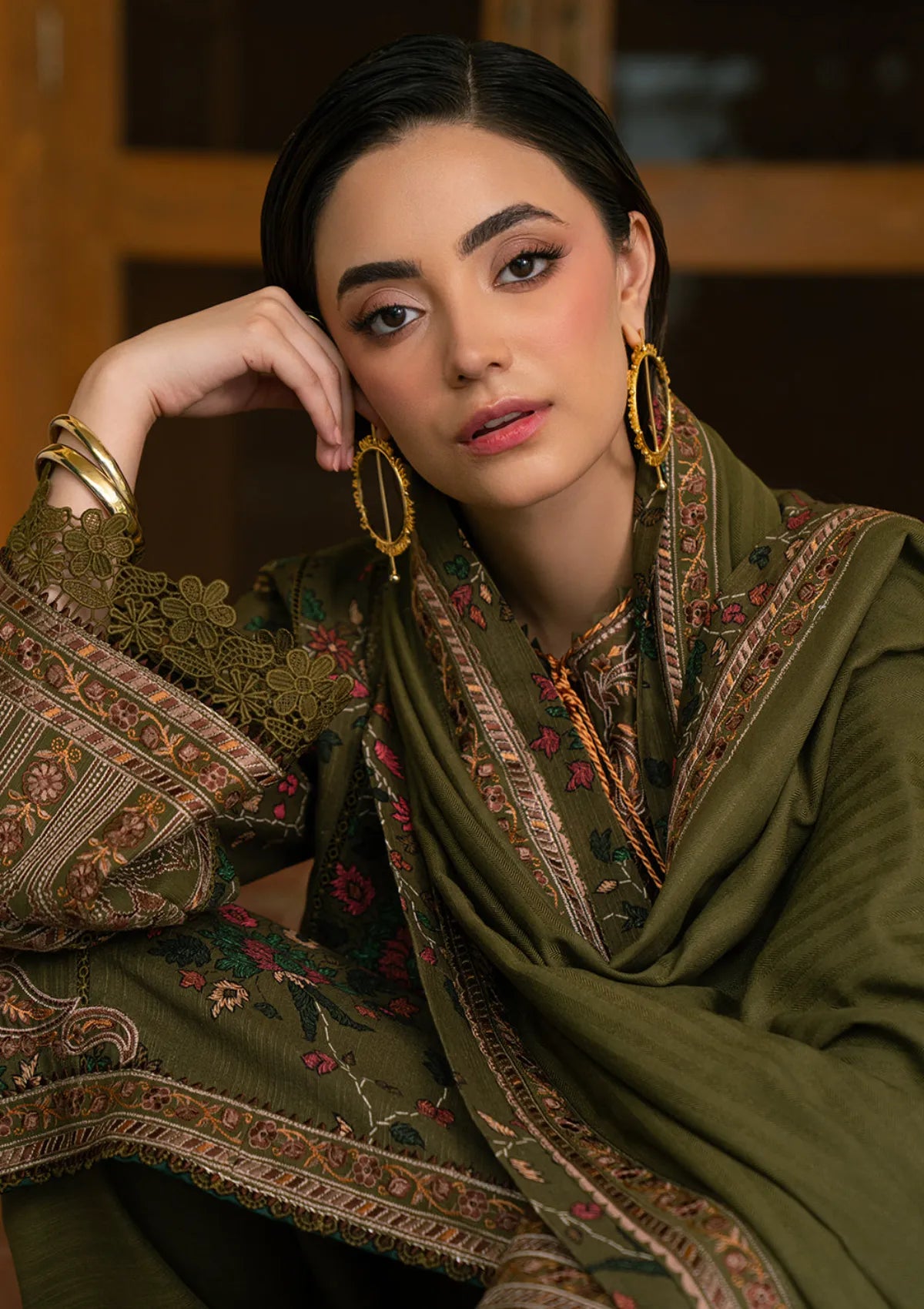 Bin Ilyas Gulrukh Winter Khaddar'25 D-67-B