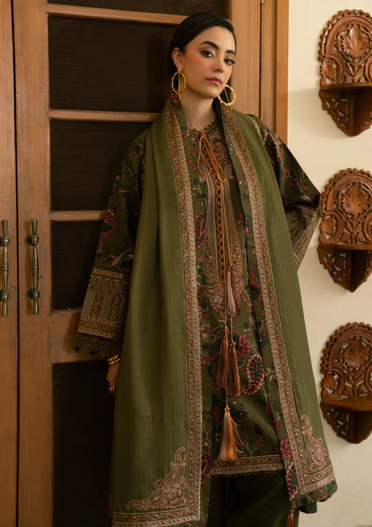 Bin Ilyas Gulrukh Embroidered Printed Lawn'25 D-67-B