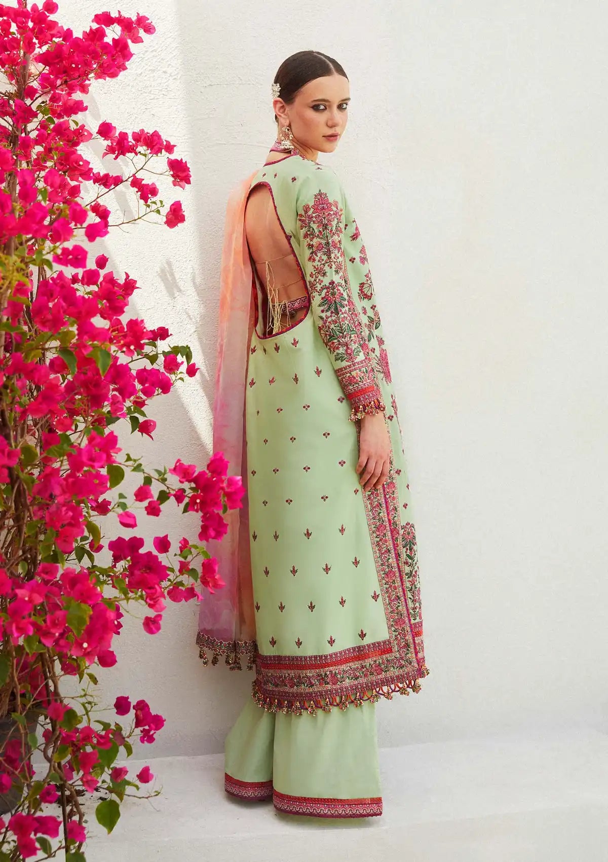 Hussain Rehar Eid Luxury Lawn'24 EIRA - Mohsin Saeed Fabrics