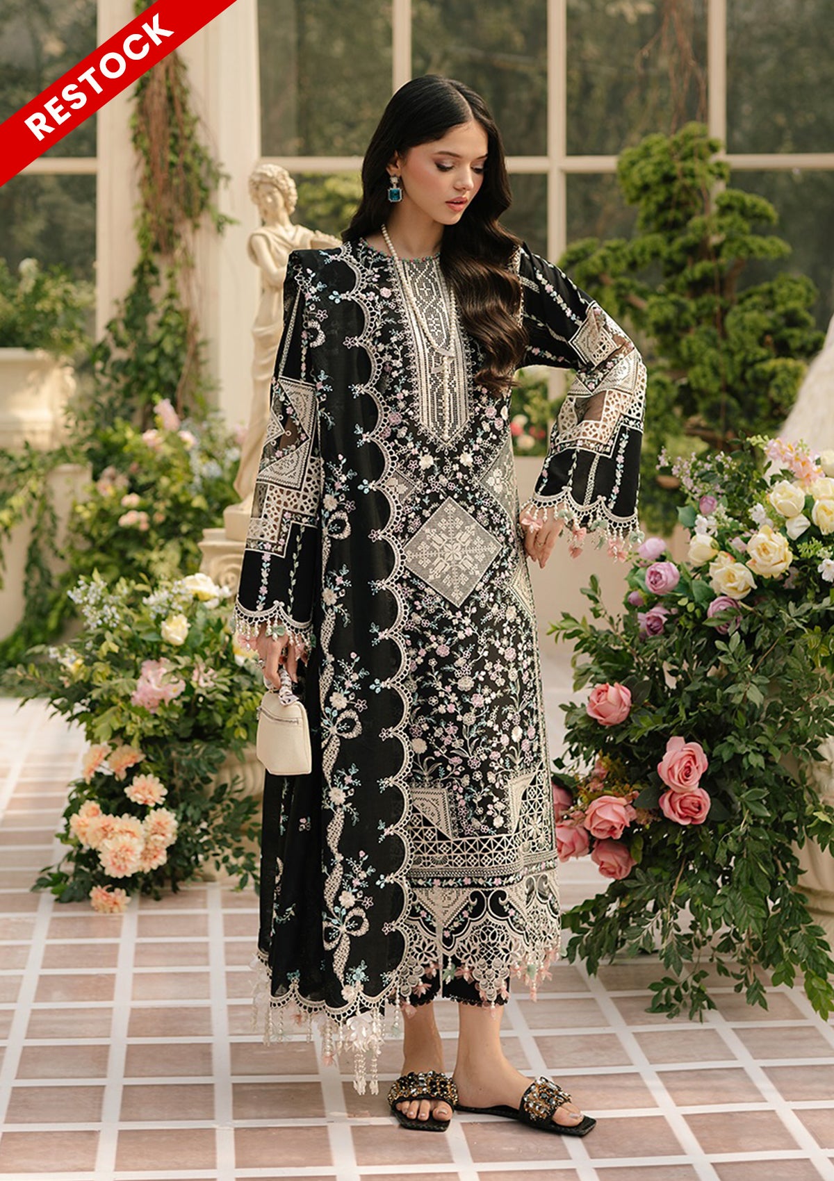 Bin Ilyas Freesia Emb Lawn'25 103-B Mohsin Saeed Fabrics Bin Ilyas Freesia Emb Lawn'25 103-B Mohsin Saeed Fabrics