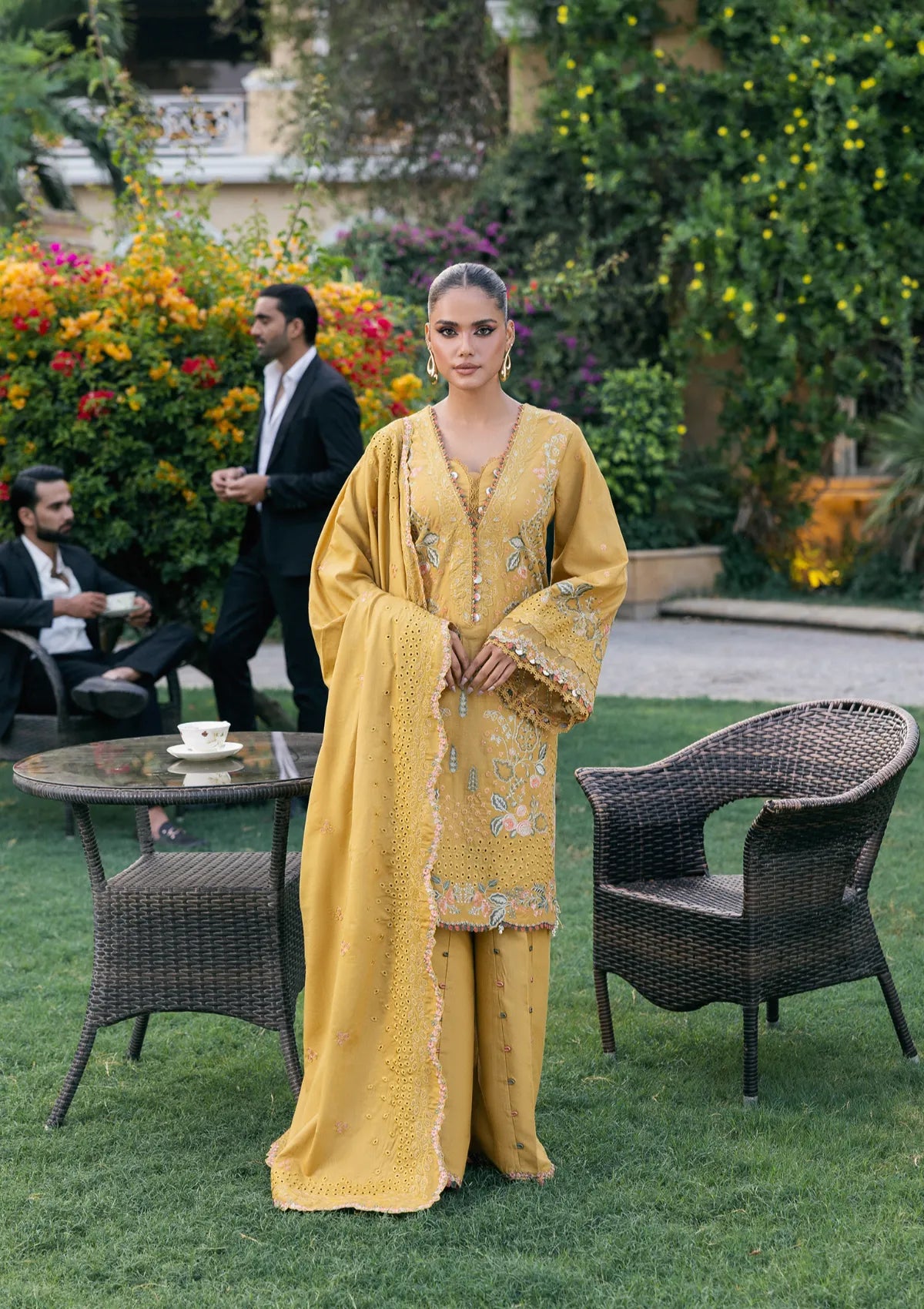 Elaf Luxury Winter'25 EWK-1B Florigold