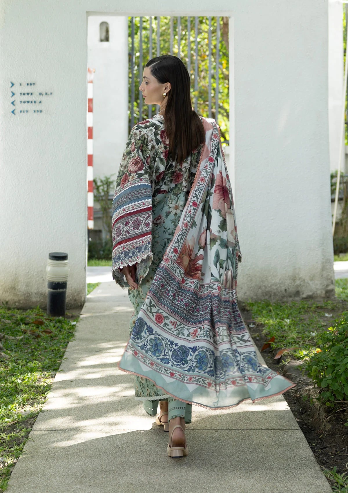 Elaf Santorini Prints Vol-1'26 EPN-6B OPALINE GARDEN
