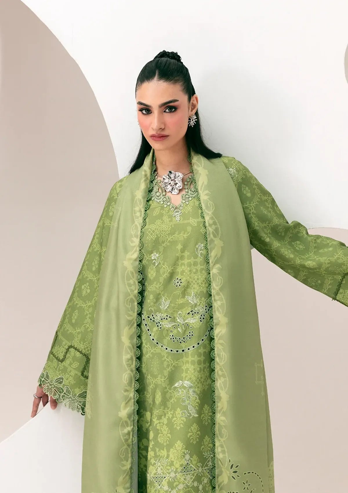 Qalamkar Qprints Linen'26 QPW-03 A Nazia