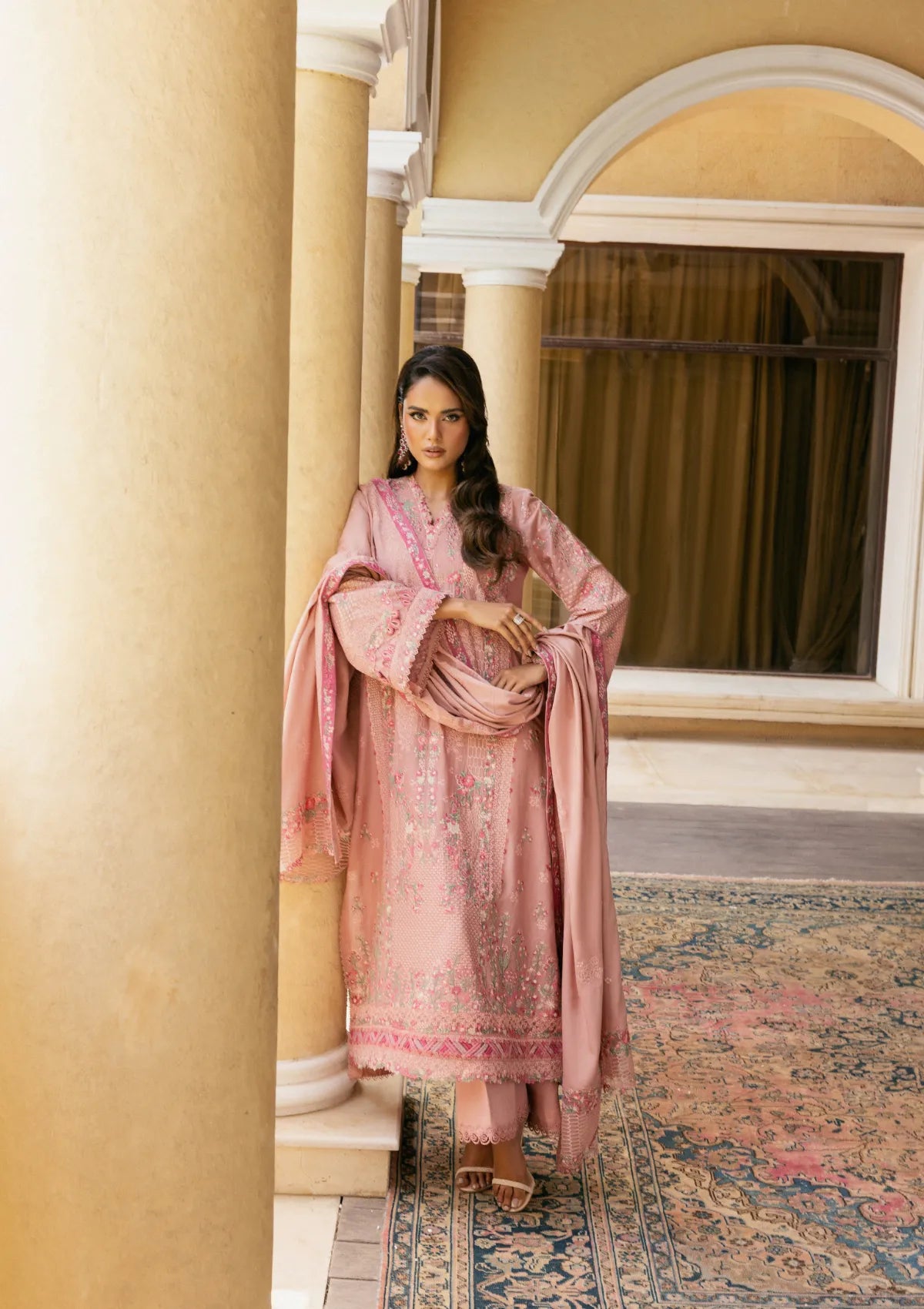 Elaf Luxury Winter'25 EWK-3A Dustyrose