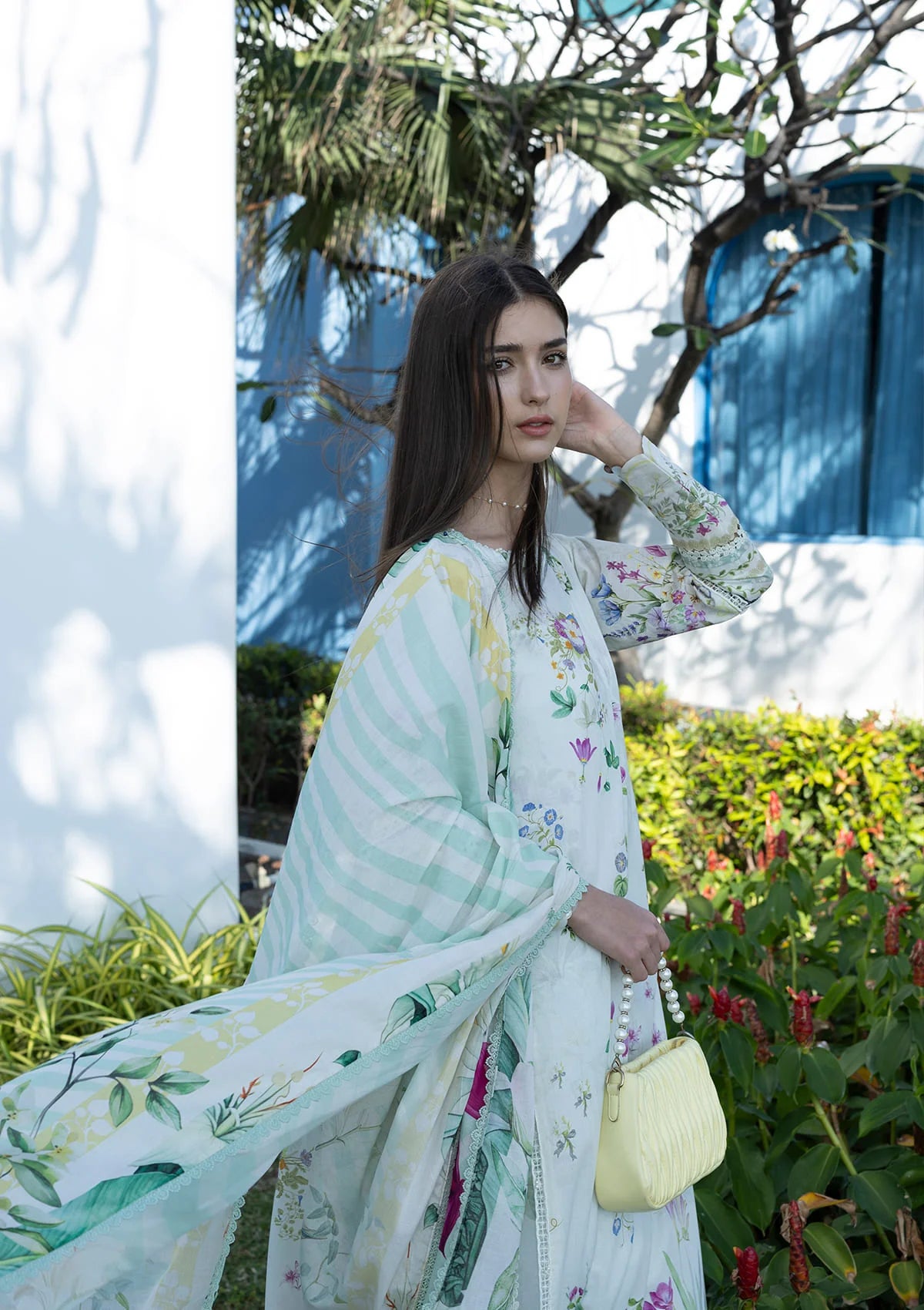 Elaf Santorini Prints Vol-1'26 EPN-7B MOON FLOWER