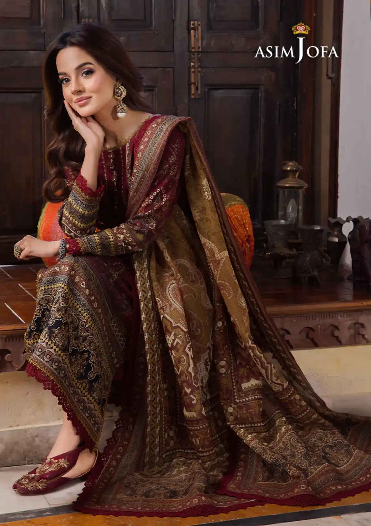 Asim Jofa Rania Pre-Winter'23 AJRW-11 - Mohsin Saeed Fabrics