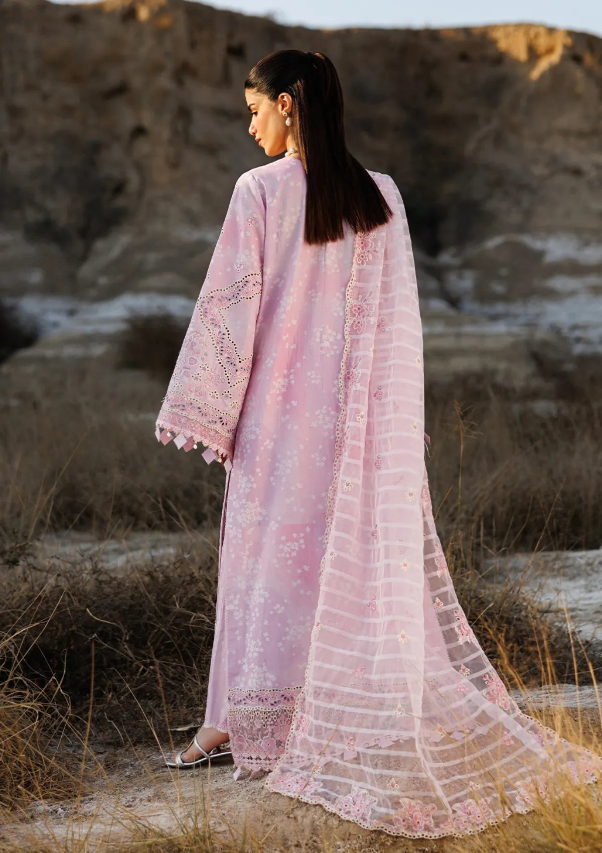 Emaan Adeel Sunlit Groove Luxury Lawn'26 -SUMMER SORBET