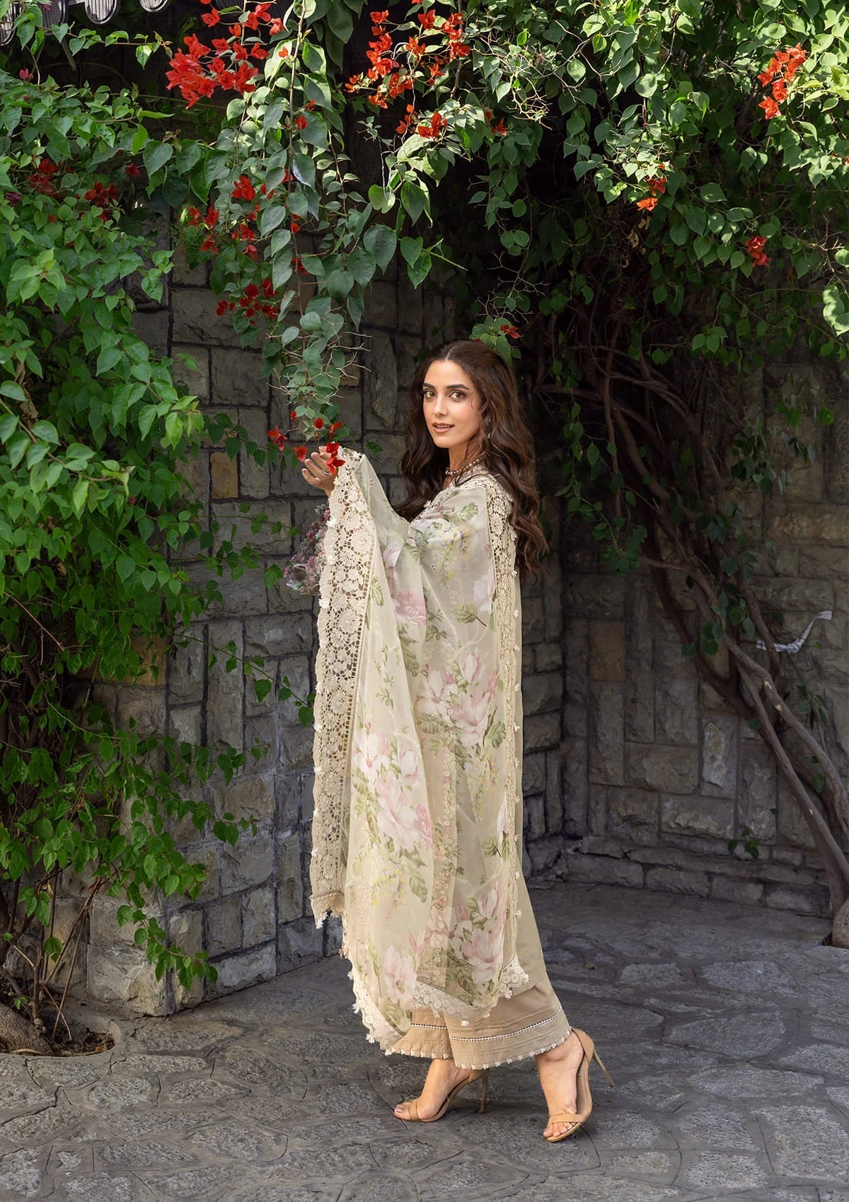 Elaf Luxury Lawn'26 ELY-2A CAMELLIA