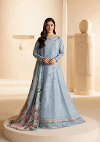 Elaf E-Craft Chikankari Lawn'26 EHC-5B PACIFIC