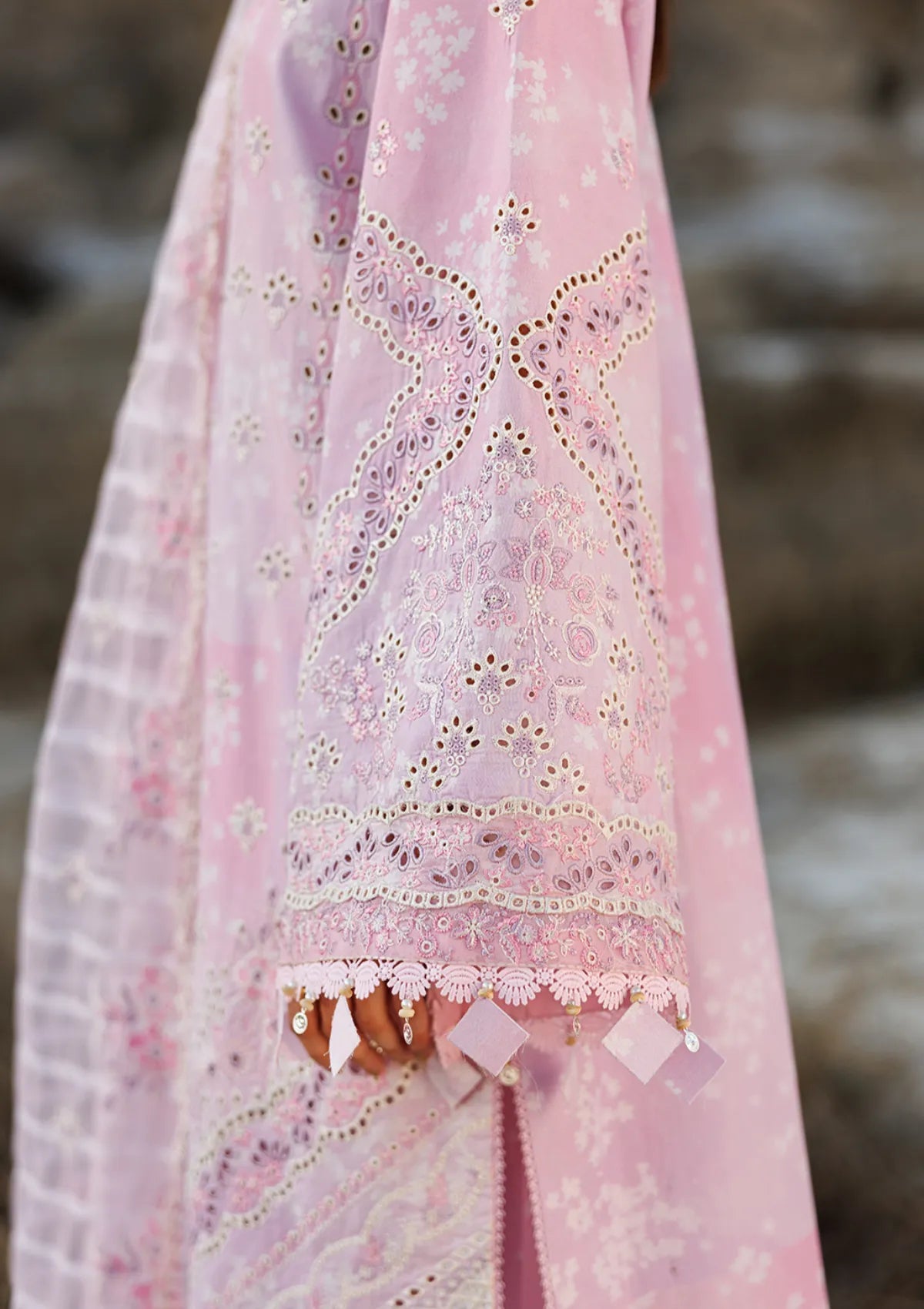 Emaan Adeel Sunlit Groove Luxury Lawn'26 -SUMMER SORBET